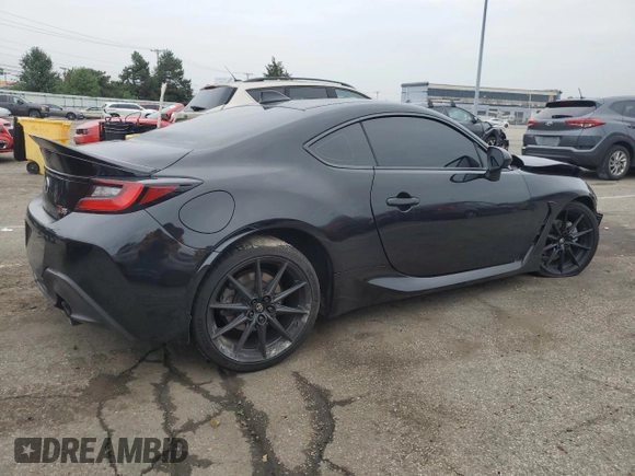 2023 Toyota GR86 Premium with VIN JF1ZNBE14P9751264, listed as a Copart auction lot 73826944 with 17,199 mi miles and Salvage Title. Bid and sale history available at carsss.com. Image 3.