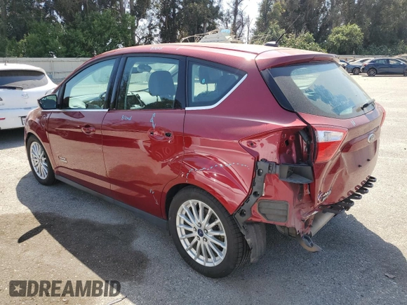 2014 Ford C-Max Energi SEL with VIN 1FADP5CU6EL503729, listed as a Copart auction lot 59785624 with 103,741 mi miles and Salvage Title. Bid and sale history available at carsss.com. Image 2.
