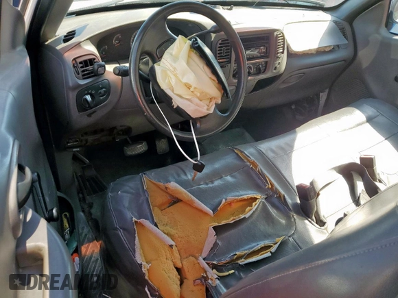 2002 Ford F-150 XL with VIN 2FTPF17Z52CA29240, listed as a Copart auction lot 55852925 with Not provided miles and Salvage title. Bid and sale history available at DreamBid. Image 8.