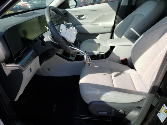 2024 Hyundai Kona Limited with VIN KM8HECA38RU099702, listed as a Copart auction lot 46583115 with 11,897 mi miles and Salvage Title. Bid and sale history available at carsss.com. Image 7.