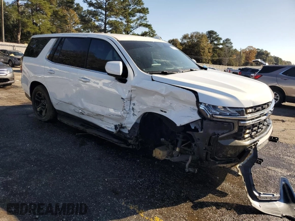 2021 Chevrolet Tahoe Commercial z VIN 1GNSCLED7MR458897, wystawiony jako Copart lot #84170464 z przebiegiem 23 125 mil mil oraz Szkoda całkowita • Salvage title. Historia ofert i sprzedaży dostępna na DreamBid. Obrazek 4.