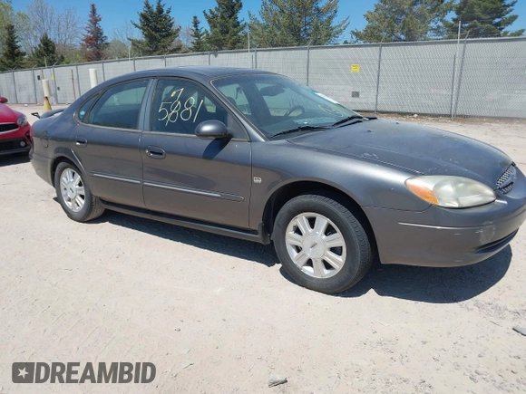 2003 Ford Taurus SEL Deluxe with VIN 1FAHP56SX3G103903, listed as a IAAI auction lot 42215781 with 185,042 mi miles and . Bid and sale history available at DreamBid. Image 1.