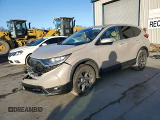 2017 Honda CR-V EX-L with VIN 5J6RW2H85HL048268, listed as a Copart auction lot 52101865 with 91,779 mi miles and Salvage Title. Bid and sale history available at carsss.com. Image 1.