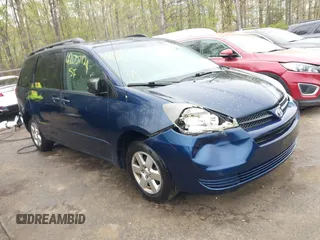2005 Toyota Sienna CE with VIN 5TDZA23C05S362159, listed as a IAAI auction lot 42057129 with 254,100 mi miles and . Bid and sale history available at DreamBid. Image 1.
