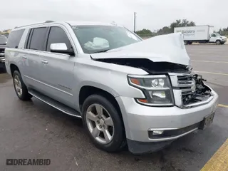 2015 Chevrolet Suburban LTZ with VIN 1GNSCKKC1FR507665, listed as a IAAI auction lot 41517753 with 162,604 mi miles. Bid and sale history available at carsss.com. Image 1.