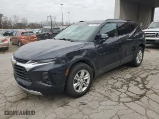 2021 Chevrolet Blazer LT with VIN 3GNKBHRS8MS559467, listed as a Copart auction lot 80443794 with 42,673 mi miles and Salvage Title. Bid and sale history available at carsss.com. Image 1.