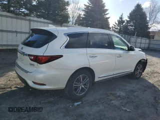 2018 Infiniti QX60 with VIN 5N1DL0MMXJC512432, listed as a Copart auction lot 52238655 with 84,821 mi miles and Salvage Title. Bid and sale history available at DreamBid. Image 3.