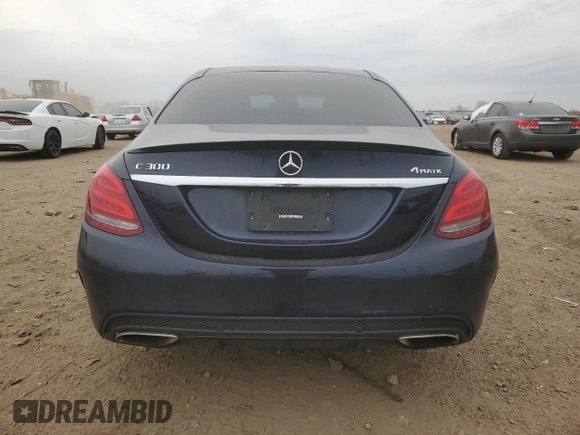 2016 Mercedes-Benz C 300 Luxury with VIN 55SWF4KB7GU169991, listed as a Copart auction lot 53624975 with 90,324 mi miles and Salvage Title. Bid and sale history available at DreamBid. Image 6.
