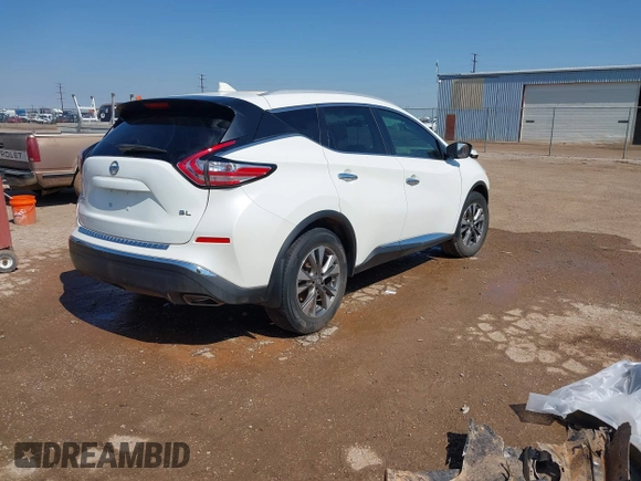 2017 Nissan Murano S z VIN 5N1AZ2MG7HN170895, wystawiony jako IAAI lot #42232990 z przebiegiem 143 067 mil mil oraz . Historia ofert i sprzedaży dostępna na DreamBid. Obrazek 4.