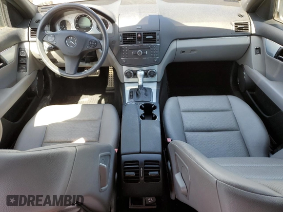 2008 Mercedes-Benz C 300 Sport with VIN WDDGF54X78F044691, listed as a Copart auction lot 51770155 with 67,478 mi miles and Salvage title. Bid and sale history available at DreamBid. Image 8.