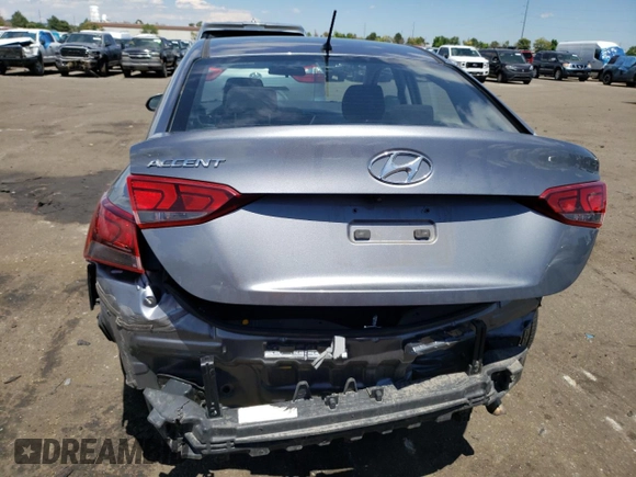 2018 Hyundai Accent SEL with VIN 3KPC24A33JE022557, listed as a Copart auction lot 62828383 with 77,268 mi miles. Bid and sale history available at carsss.com. Image 6.