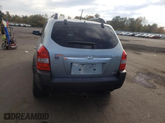 2005 Hyundai Tucson GLS with VIN KM8JN72D75U080052, listed as a Copart auction lot 75173014 with 106,479 mi miles and Salvage Title. Bid and sale history available at carsss.com. Image 6.