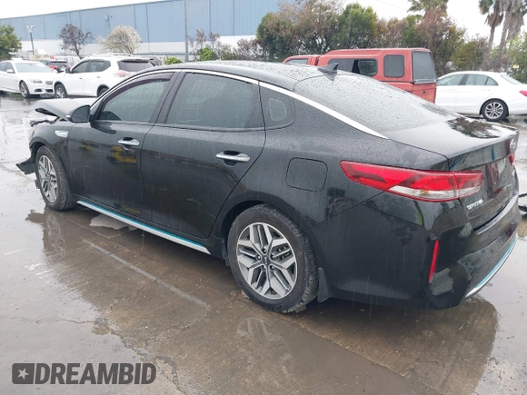 2020 Kia Optima Hybrid EX with VIN KNAGU4LE2L5039095, listed as a IAAI auction lot 41746011 with 82,014 mi miles. Bid and sale history available at carsss.com. Image 3.