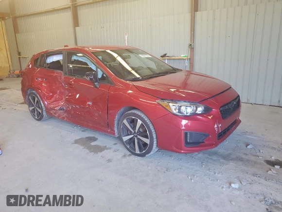 2019 Subaru Impreza Special Sports with VIN 4S3GTAJ68K1711862, listed as a Copart auction lot 74001374 with 60,127 mi miles and Salvage title. Bid and sale history available at DreamBid. Image 4.
