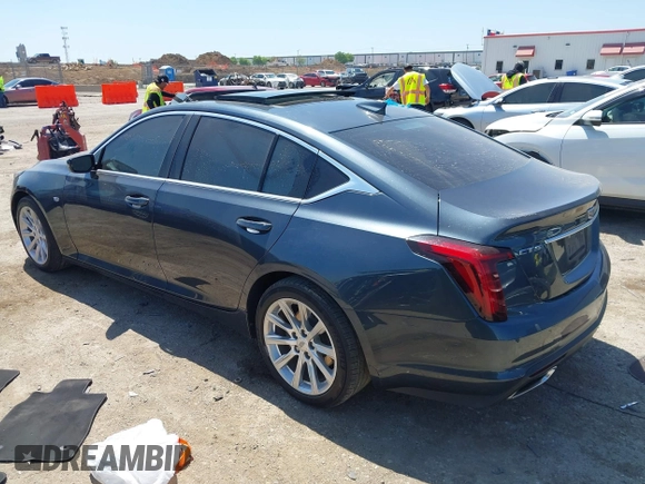 2021 Cadillac CT5 Luxury z VIN 1G6DW5RKXM0144424, wystawiony jako IAAI lot #41985803 z przebiegiem 65 555 mil mil oraz . Historia ofert i sprzedaży dostępna na DreamBid. Obrazek 3.