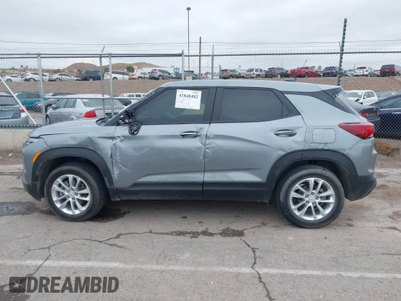2024 Chevrolet TrailBlazer LS with VIN KL79MMS24RB184438, listed as a IAAI auction lot 41848482 with 17,136 mi miles and . Bid and sale history available at DreamBid. Image 14.