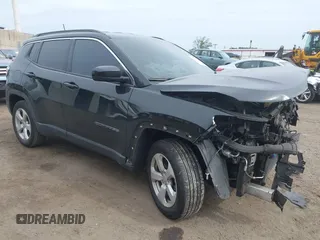 2018 Jeep Compass Latitude with VIN 3C4NJDBB2JT246030, listed as a IAAI auction lot 42362899 with 108,509 mi miles and . Bid and sale history available at DreamBid. Image 1.