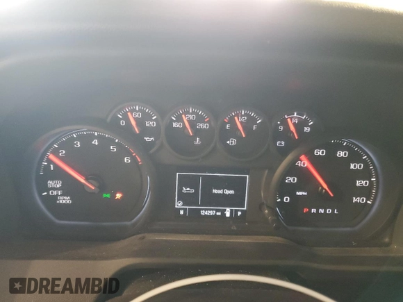 2023 Chevrolet Silverado 1500 Work Truck with VIN 3GCNAAEK3PG365233, listed as a Copart auction lot 51585885 with 124,297 mi miles and Clean Title. Bid and sale history available at DreamBid. Image 9.