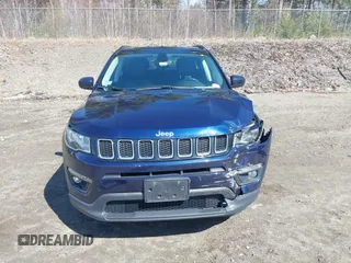2020 Jeep Compass Latitude with VIN 3C4NJDBB0LT117321, listed as a IAAI auction lot 42027512 with 42,840 mi miles and . Bid and sale history available at DreamBid. Image 12.