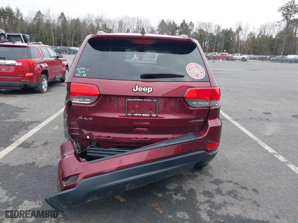 2019 Jeep Grand Cherokee Laredo E with VIN 1C4RJFAG2KC814154, listed as a IAAI auction lot 38877814 with 54,119 mi miles. Bid and sale history available at carsss.com. Image 17.