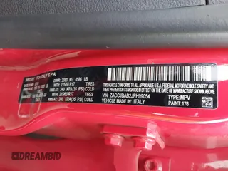 2018 Jeep Renegade Upland z VIN ZACCJBAB2JPH99054, wystawiony jako IAAI lot #41315646 z przebiegiem 100 710 mil mil oraz . Historia ofert i sprzedaży dostępna na DreamBid. Obrazek 9.
