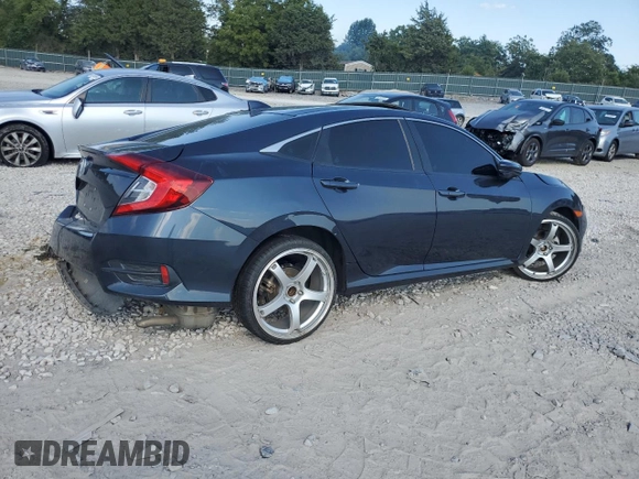 2020 Honda Civic Sedan EX-L with VIN 19XFC1F7XLE021851, listed as a Copart auction lot 68318734 with 74,519 mi miles and Salvage Title. Bid and sale history available at carsss.com. Image 3.