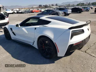 2017 Chevrolet Corvette Grand Sport 1LT with VIN 1G1YW2D78H5112055, listed as a Copart auction lot 70064994 with 36,739 mi miles and Salvage Title. Bid and sale history available at carsss.com. Image 2.