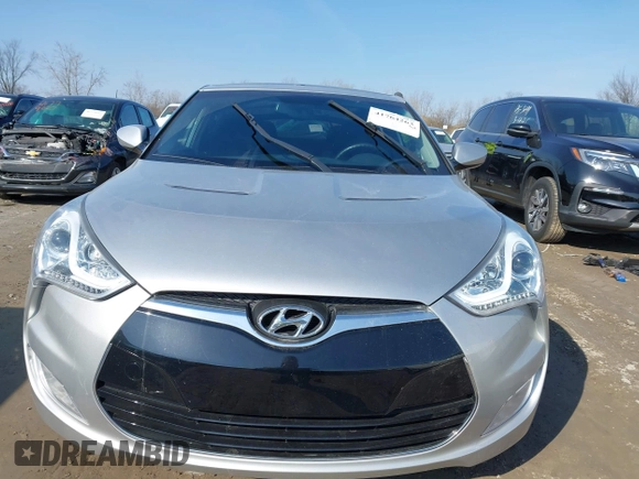 2012 Hyundai Veloster w/Black Int with VIN KMHTC6AD7CU063968, listed as a IAAI auction lot 41764263 with 83,634 mi miles and . Bid and sale history available at DreamBid. Image 12.