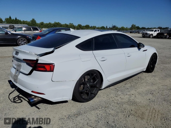 2019 Audi S5 Sportback Premium Plus z VIN WAUB4CF51KA005042, wystawiony jako Copart lot #58248895 z przebiegiem 51 823 mil mil oraz Szkody całkowita. Historia ofert i sprzedaży dostępna na DreamBid. Obrazek 3.