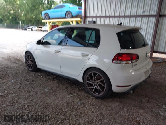 2012 Volkswagen Golf GTI Autobahn with VIN WVWHD7AJ7CW086898, listed as a IAAI auction lot 42600506 with 187,084 mi miles and . Bid and sale history available at DreamBid. Image 3.