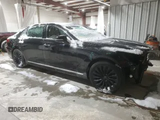 2017 Genesis G90 5.0L Ultimate with VIN KMHG54JH2HU024053, listed as a Copart auction lot 84533734 with 89,935 mi miles and Salvage Title. Bid and sale history available at carsss.com. Image 4.