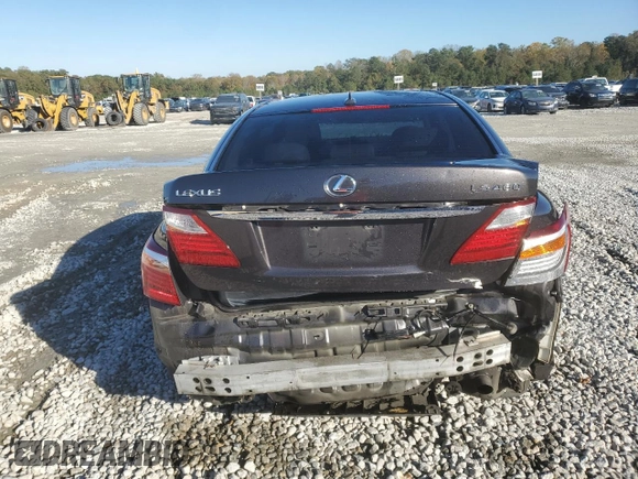 2010 Lexus LS 460 with VIN JTHBL5EF6A5094415, listed as a Copart auction lot 80513194 with 180,744 mi miles and Salvage title. Bid and sale history available at DreamBid. Image 6.