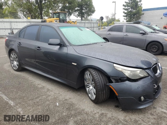 2009 BMW 5 Series 550i with VIN WBANW53559CT55926, listed as a Copart auction lot 50582505 with Not Provided miles and Salvage Title. Bid and sale history available at carsss.com. Image 4.