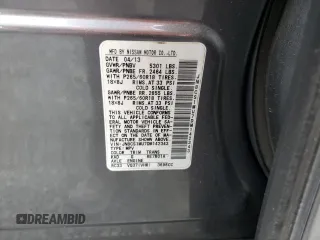2013 Infiniti FX with VIN JN8CS1MU7DM142343, listed as a Copart auction lot 49044635 with 182,106 mi miles and Salvage Title. Bid and sale history available at carsss.com. Image 16.