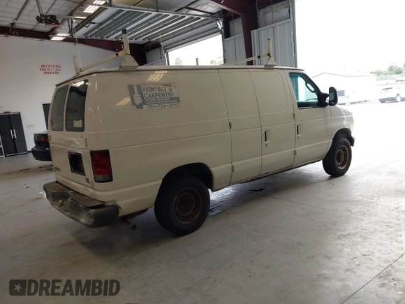2007 Ford Econoline Cargo Commercial with VIN 1FTNE14W97DB44158, listed as a IAAI auction lot 41402131 with 335,266 mi miles and . Bid and sale history available at DreamBid. Image 4.