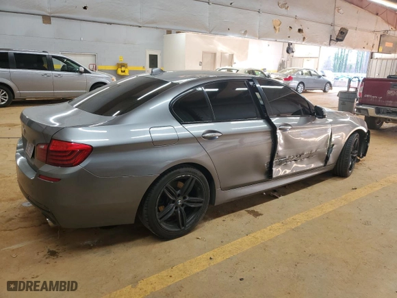 2016 BMW 5 Series 535i xDrive with VIN WBA5B3C54GG260263, listed as a Copart auction lot 43699885 with 112,368 mi miles and Salvage Title. Bid and sale history available at carsss.com. Image 3.