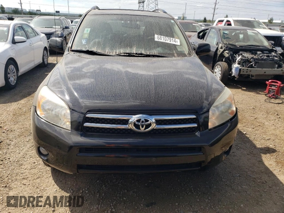 2008 Toyota RAV4 Limited with VIN JTMBD31V585144618, listed as a Copart auction lot 68107914 with 141,416 mi miles and Salvage title. Bid and sale history available at DreamBid. Image 5.
