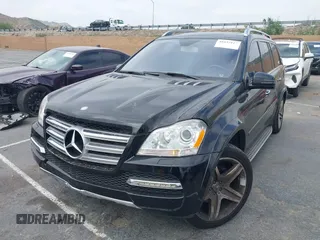 2012 Mercedes-Benz GL-Class GL 550 with VIN 4JGBF8GE5CA779090, listed as a IAAI auction lot 41637121 with 38,510 mi miles. Bid and sale history available at carsss.com. Image 2.