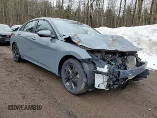2022 Hyundai Elantra SEL with VIN KMHLM4AG3NU215629, listed as a Copart auction lot 51053045 with 109,687 mi miles and Salvage Title. Bid and sale history available at DreamBid. Image 4.