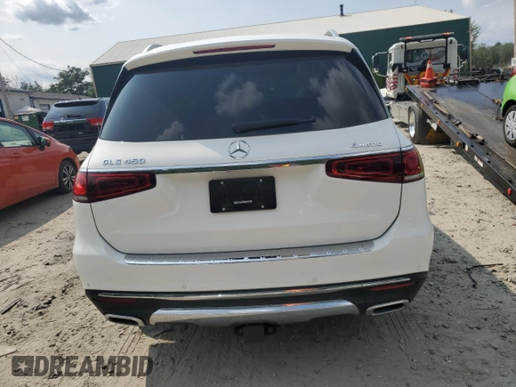 2020 Mercedes-Benz GLS with VIN 4JGFF5KE6LA273453, listed as a Copart auction lot 62109543 with 50,835 mi miles. Bid and sale history available at carsss.com. Image 6.