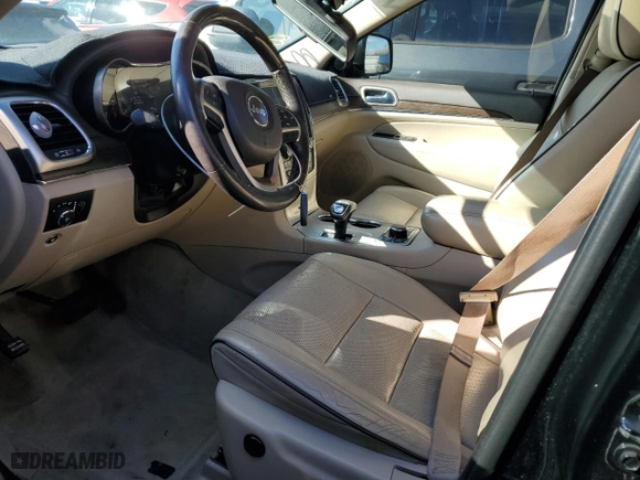 2014 Jeep Grand Cherokee Overland with VIN 1C4RJFCG4EC437649, listed as a Copart auction lot 45724965 with 161,052 mi miles and Clean Title. Bid and sale history available at carsss.com. Image 7.