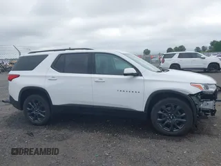 2021 Chevrolet Traverse RS with VIN 1GNERJKW9MJ233563, listed as a IAAI auction lot 42505578 with 57,999 mi miles and . Bid and sale history available at DreamBid. Image 14.