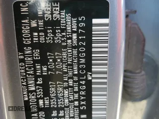 2021 Kia Sorento LX z VIN 5XYRG4LC3MG021795, wystawiony jako Copart lot #59050315 z przebiegiem 111 575 mil mil oraz Szkoda całkowita • Salvage title. Historia ofert i sprzedaży dostępna na DreamBid. Obrazek 13.