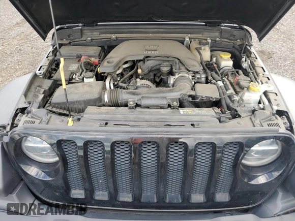 2020 Jeep Wrangler Unlimited Sport с VIN 1C4HJXDG5LW238170, выставлен на аукционе Copart как лот 55970665 с пробегом 91 713 миль миль и Списание • Salvage title. История ставок и продаж доступна на DreamBid. Изображение 11.
