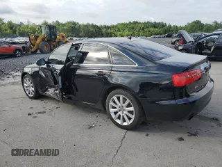 2013 Audi A6 Premium Plus with VIN WAUGGAFC4DN020341, listed as a Copart auction lot 62953025 with 170,124 mi miles and Salvage title. Bid and sale history available at DreamBid. Image 2.