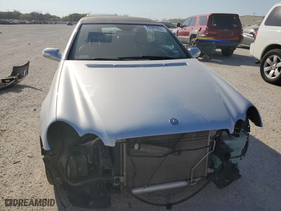 2006 Mercedes-Benz CLK-Class 5.0L with VIN WDBTK75G86T065996, listed as a Copart auction lot 75387094 with 95,005 mi miles and Salvage Title. Bid and sale history available at carsss.com. Image 5.