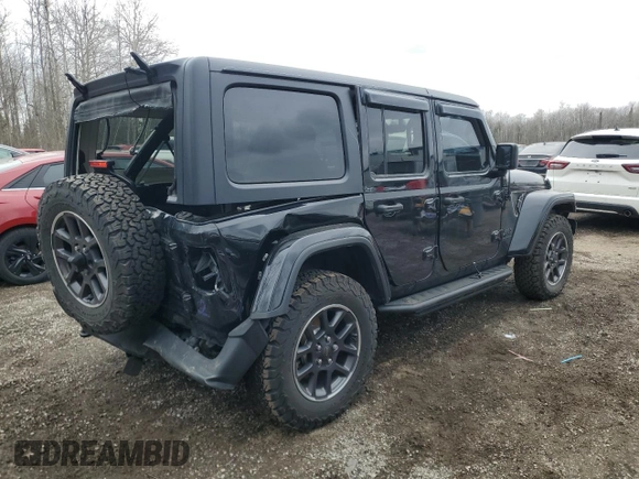 2021 Jeep Wrangler Unlimited Sport S z VIN 1C4HJXDGXMW583129, wystawiony jako Copart lot #51459955 z przebiegiem 63 929 mil mil oraz Szkoda całkowita • Salvage title. Historia ofert i sprzedaży dostępna na DreamBid. Obrazek 3.