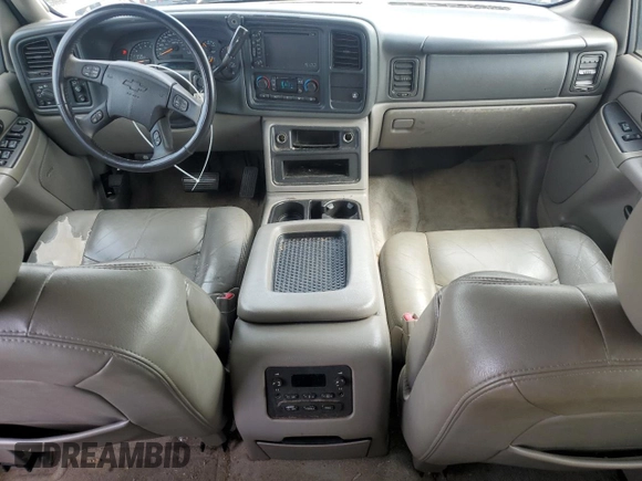 2005 Chevrolet Tahoe LT z VIN 1GNEC13T45J204205, wystawiony jako Copart lot #58231285 z przebiegiem 269 966 mil mil oraz Czysty tytuł • Clean title. Historia ofert i sprzedaży dostępna na DreamBid. Obrazek 8.