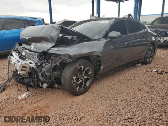 2024 Hyundai Sonata SEL с VIN KMHL64JA6RA401131, выставлен на аукционе Copart как лот 55898425 с пробегом 9 498 миль миль и Списание • Salvage title. История ставок и продаж доступна на DreamBid. Изображение 1.