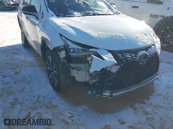 2020 Lexus NX with VIN JTJSARDZ1L5015064, listed as a IAAI auction lot 41351002 with 55,481 mi miles. Bid and sale history available at carsss.com. Image 6.